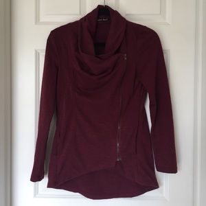 Asymmetrical Airport Greeting Cardigan